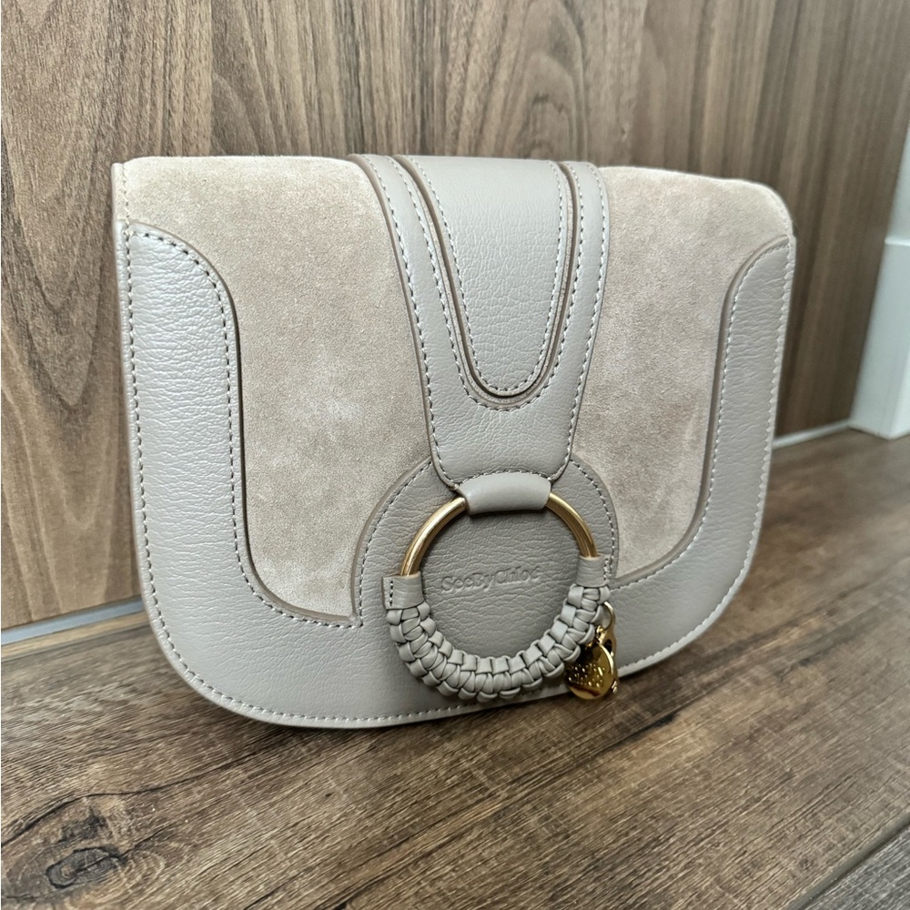 See by Chloé Hana Suede/Leather Crossbody Bag